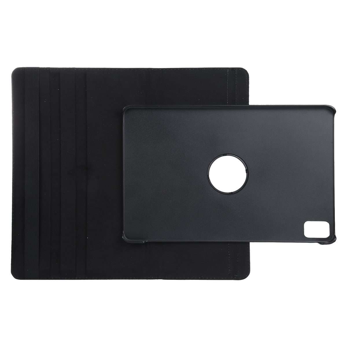 For iPad Pro 13 2025 / 2024 360 Degree Rotation Litchi Texture Leather Tablet Case wit ... (Black)