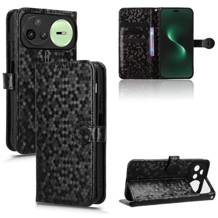 For Huawei nova 15 Pro / Ultra Honeycomb Dot Texture Leather Phone Case(Black)