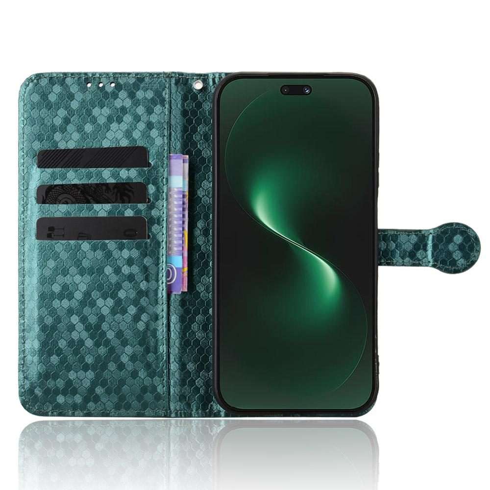 For Huawei nova 15 Pro / Ultra Honeycomb Dot Texture Leather Phone Case(Green)