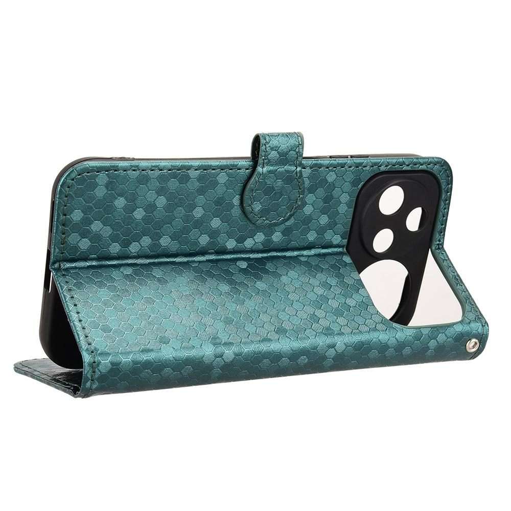 For Huawei nova 15 Pro / Ultra Honeycomb Dot Texture Leather Phone Case(Green)