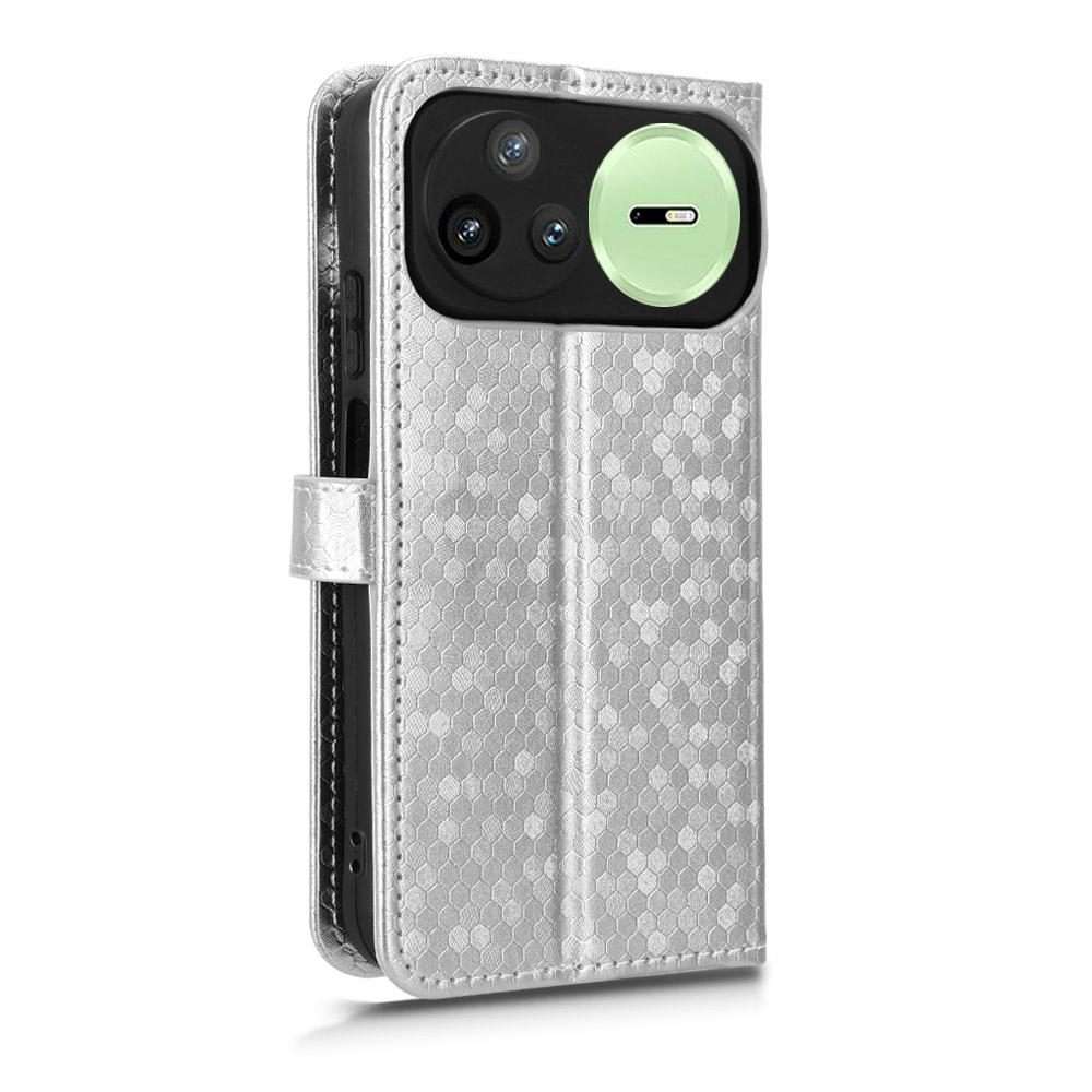 For Huawei nova 15 Pro / Ultra Honeycomb Dot Texture Leather Phone Case(Silver)