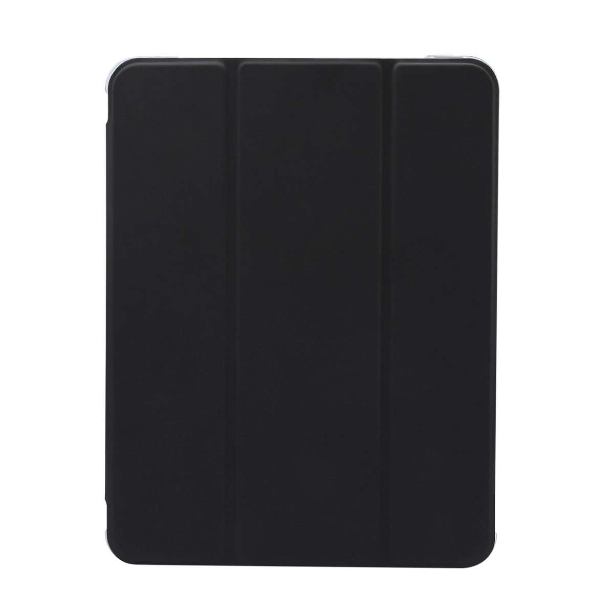 For iPad Air 11 2025 / 2024 3-folding Electric Pressed Skin Texture Leather Tablet Case(Black)