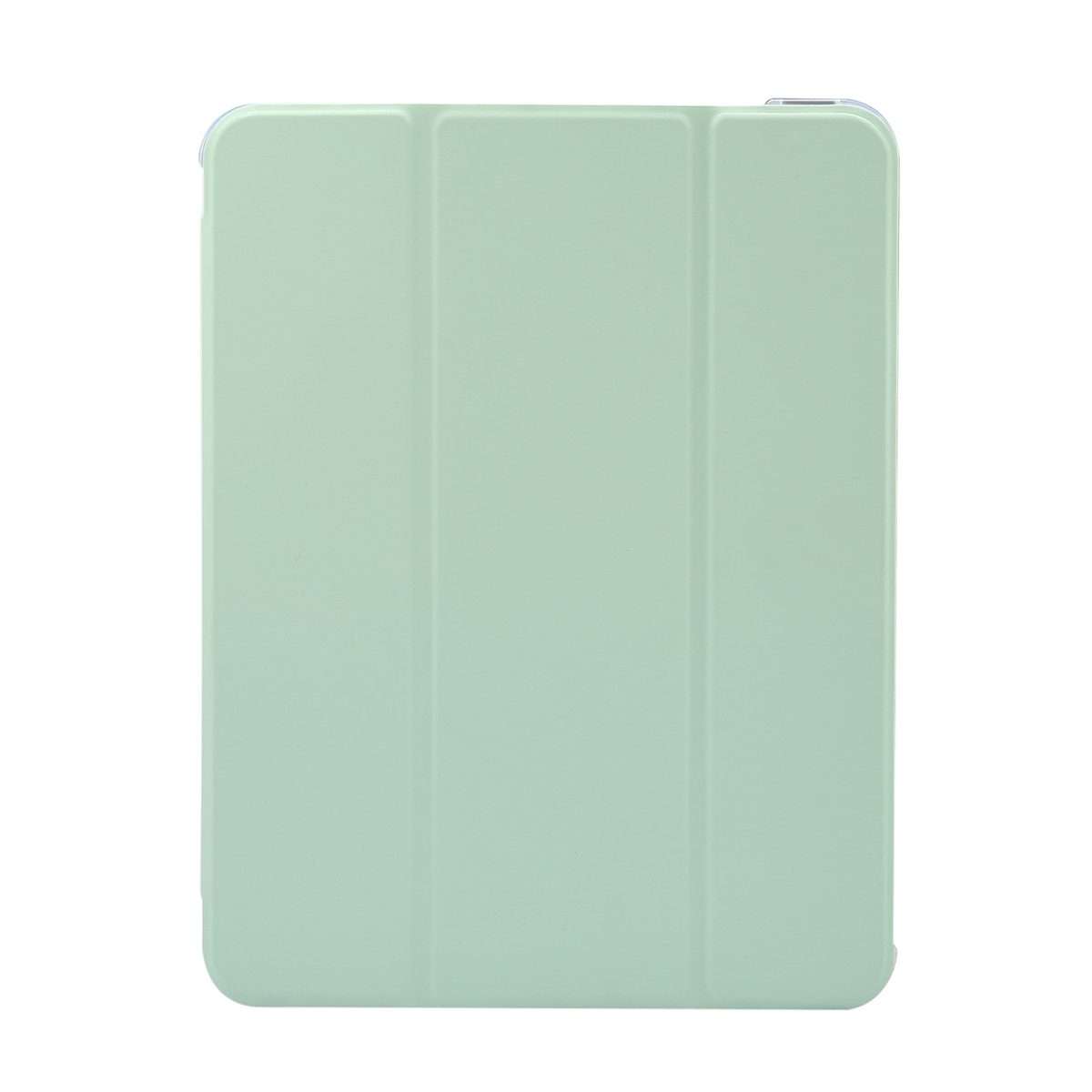 For iPad Air 11 2025 / 2024 3-folding Electric Pressed Skin Texture Leather Tablet Case(Green)