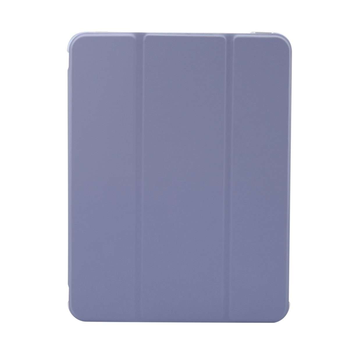 For iPad Air 11 2025 / 2024 3-folding Electric Pressed Skin Texture Leather Tablet Case(Lavender)