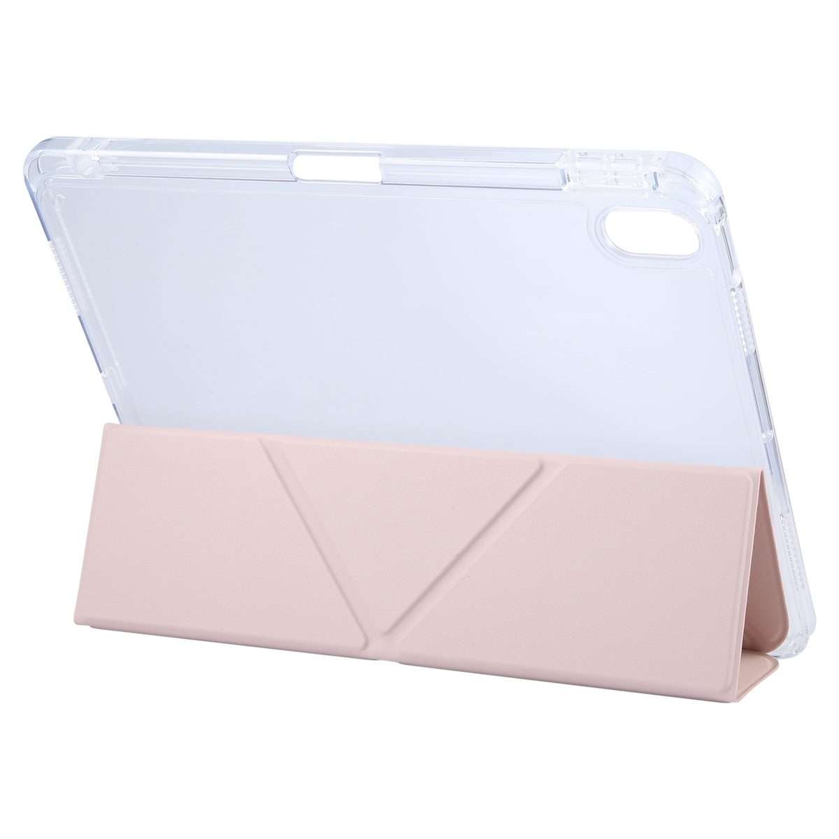 For iPad Pro 11 2025 / 2024 GEBEI Deformation Leather Tablet Case(Pink)