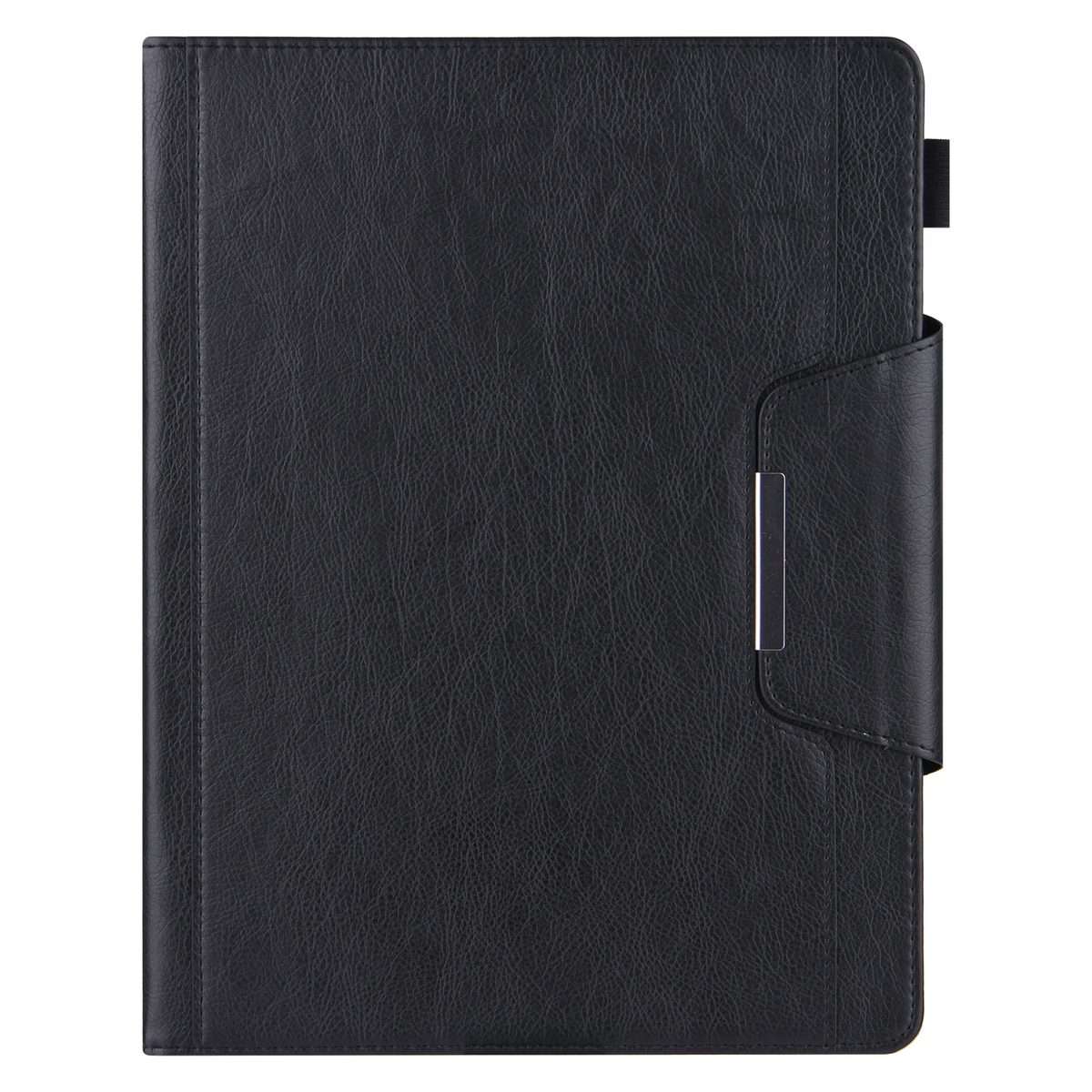 For iPad Pro 13 2025 / 2024 Solid Color Metal Buckle Leather Smart Tablet Case(Black)