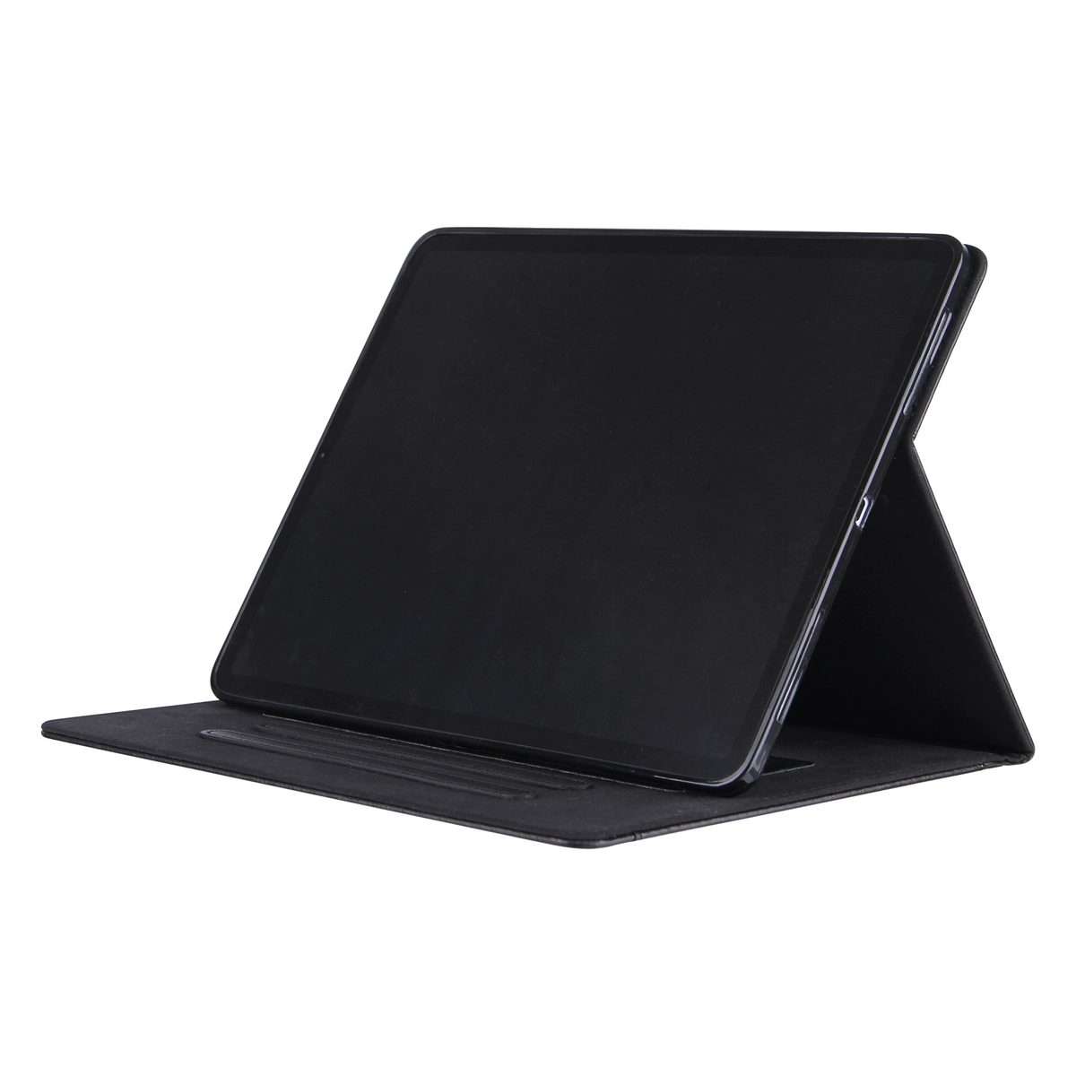 For iPad Pro 13 2025 / 2024 Solid Color Metal Buckle Leather Smart Tablet Case(Black)