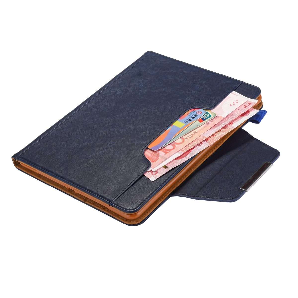 For iPad Pro 13 2025 / 2024 Solid Color Metal Buckle Leather Smart Tablet Case(Royal Blue)