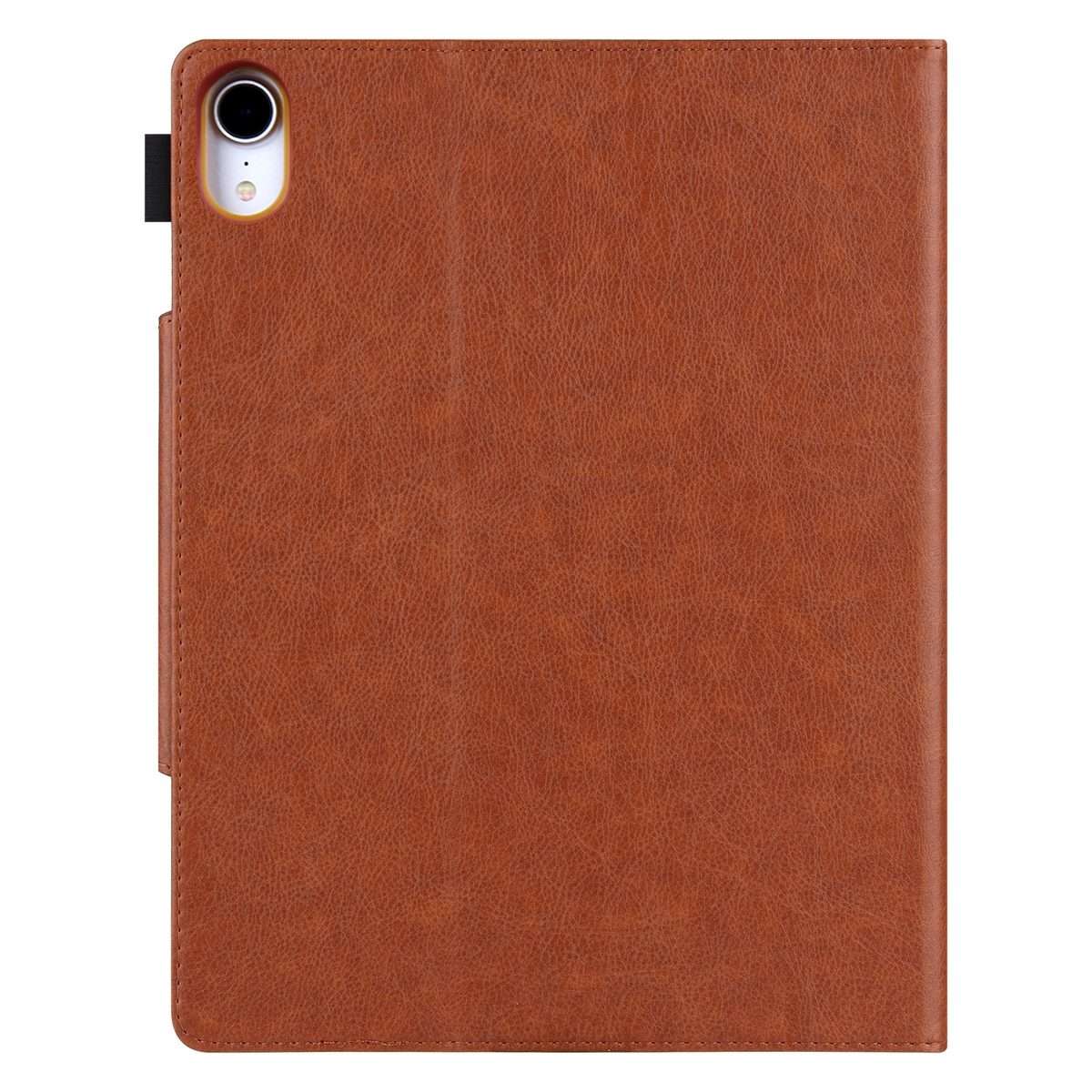 For iPad Pro 13 2025 / 2024 Solid Color Metal Buckle Leather Smart Tablet Case(Brown)