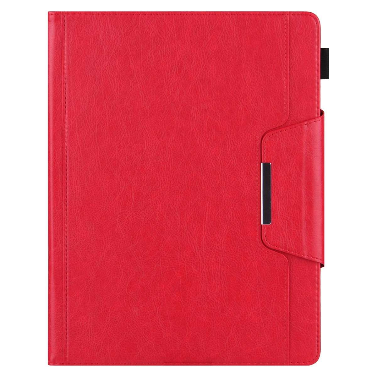 For iPad Pro 13 2025 / 2024 Solid Color Metal Buckle Leather Smart Tablet Case(Red)