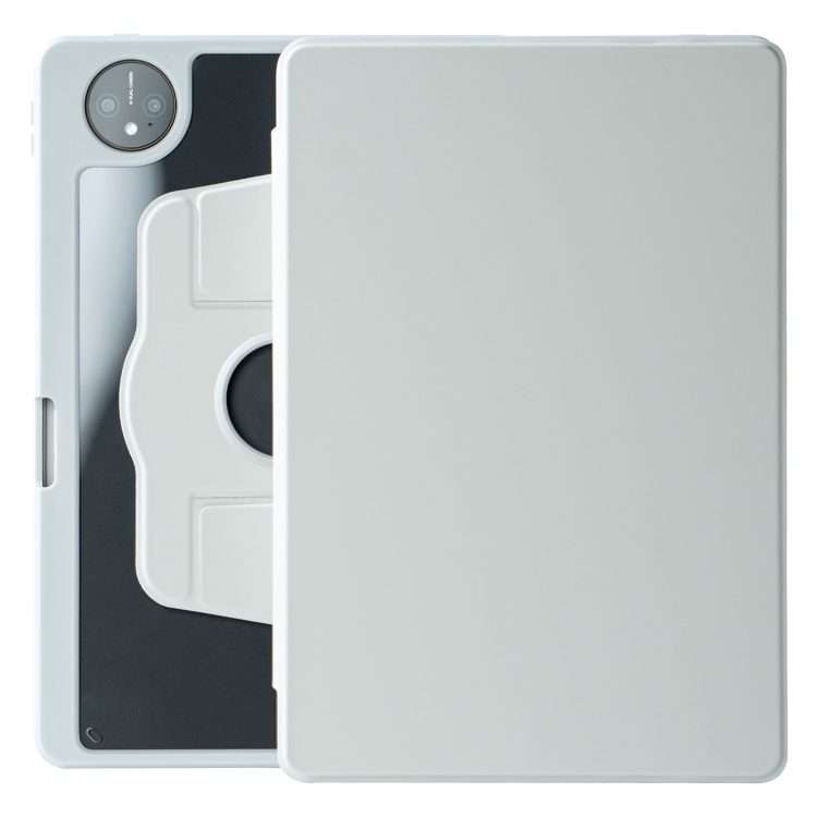 For Huawei MatePad Pro 11 2022 / 2024 Acrylic 360 Degree Rotation Holder Tablet Leather Case(Grey)