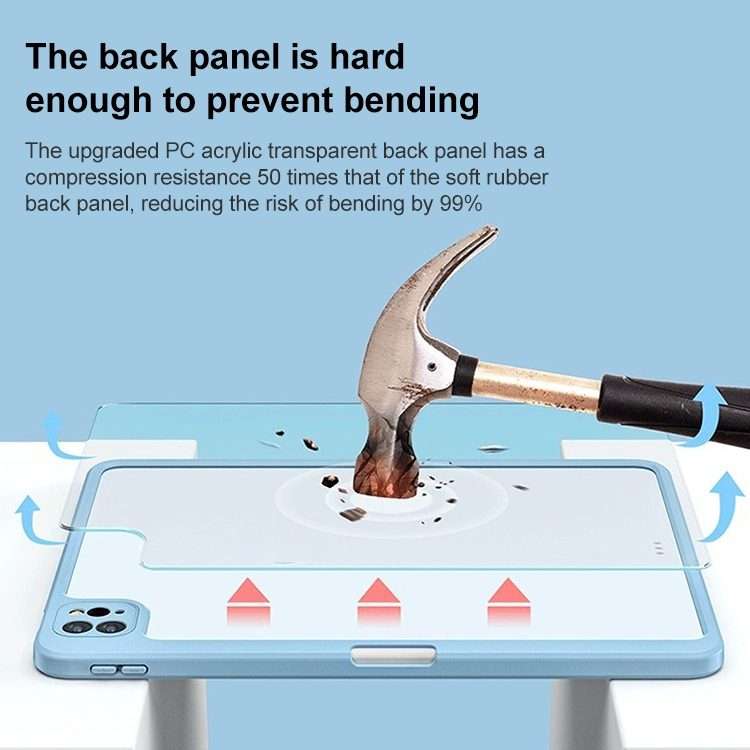 For Huawei MatePad Pro 11 2022 / 2024 Acrylic 360 Degree Rotation Holder Tablet Leather Case(Grey)