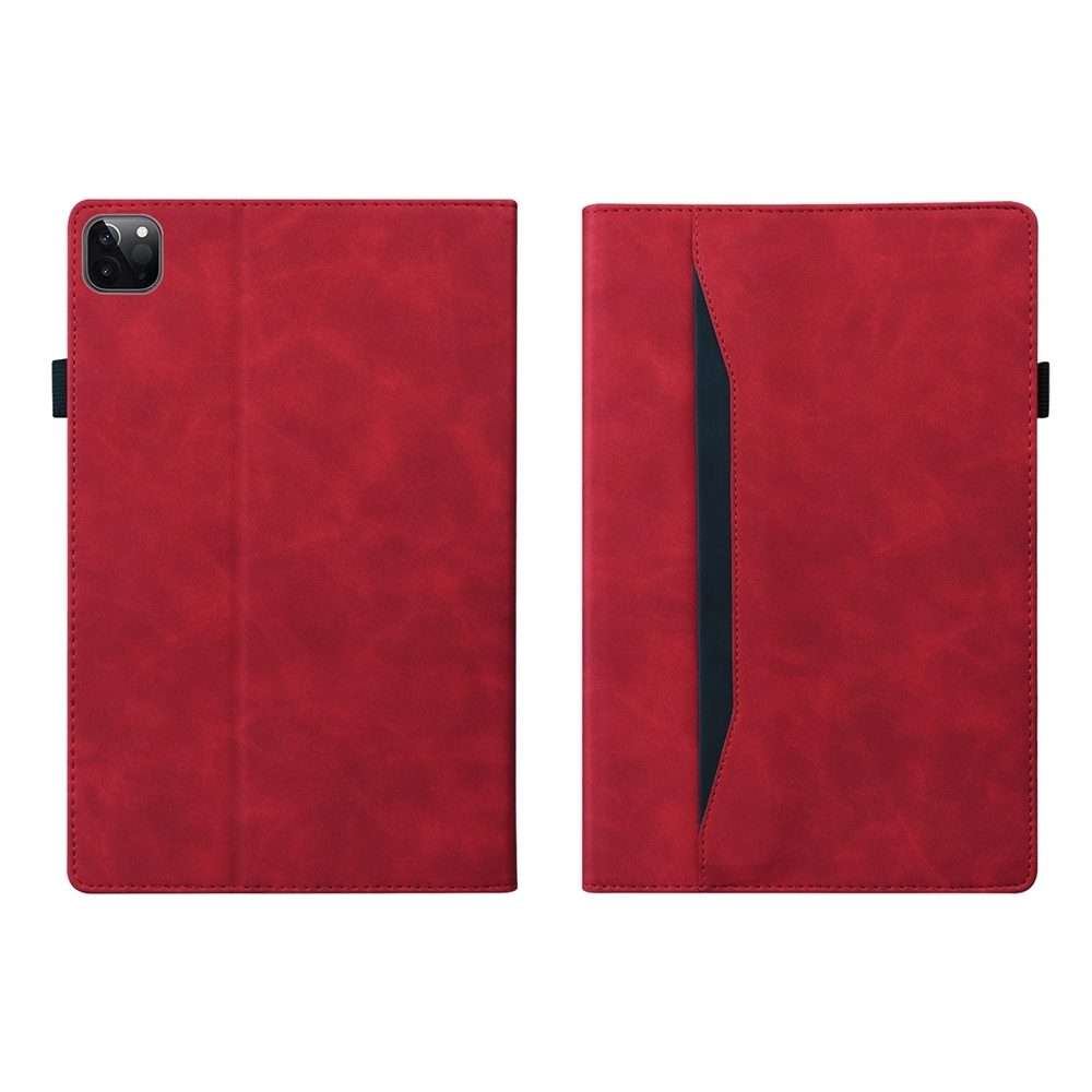 For iPad Pro 13 2025 / 2024 Splicing Shockproof Leather Tablet Case(Red)