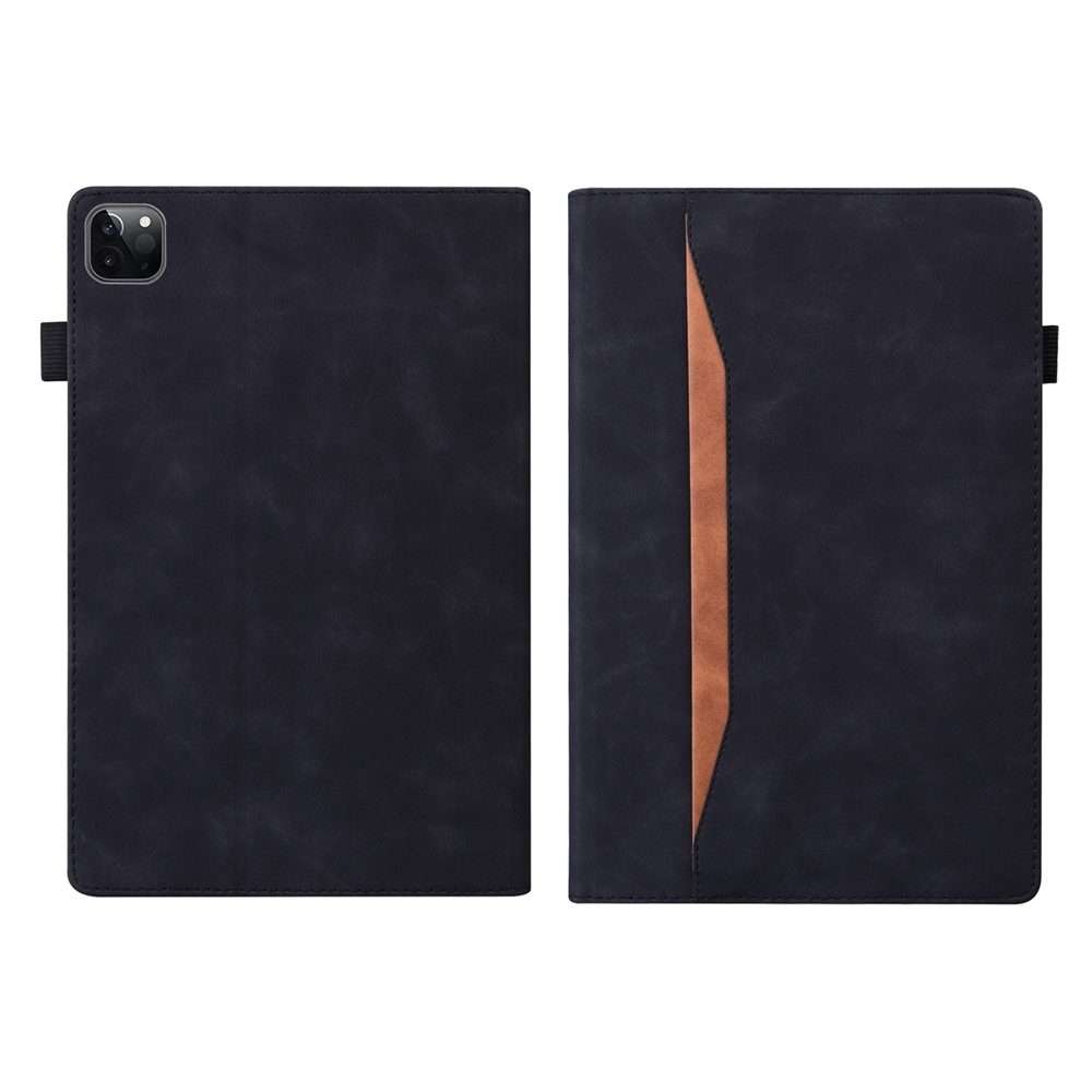 For iPad Pro 13 2025 / 2024 Splicing Shockproof Leather Tablet Case(Black)
