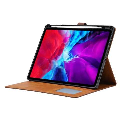 For iPad Pro 13 2025 / 2024 Calf Texture Double Fold Clasp Horizontal Flip Leather Smart ... (Red)