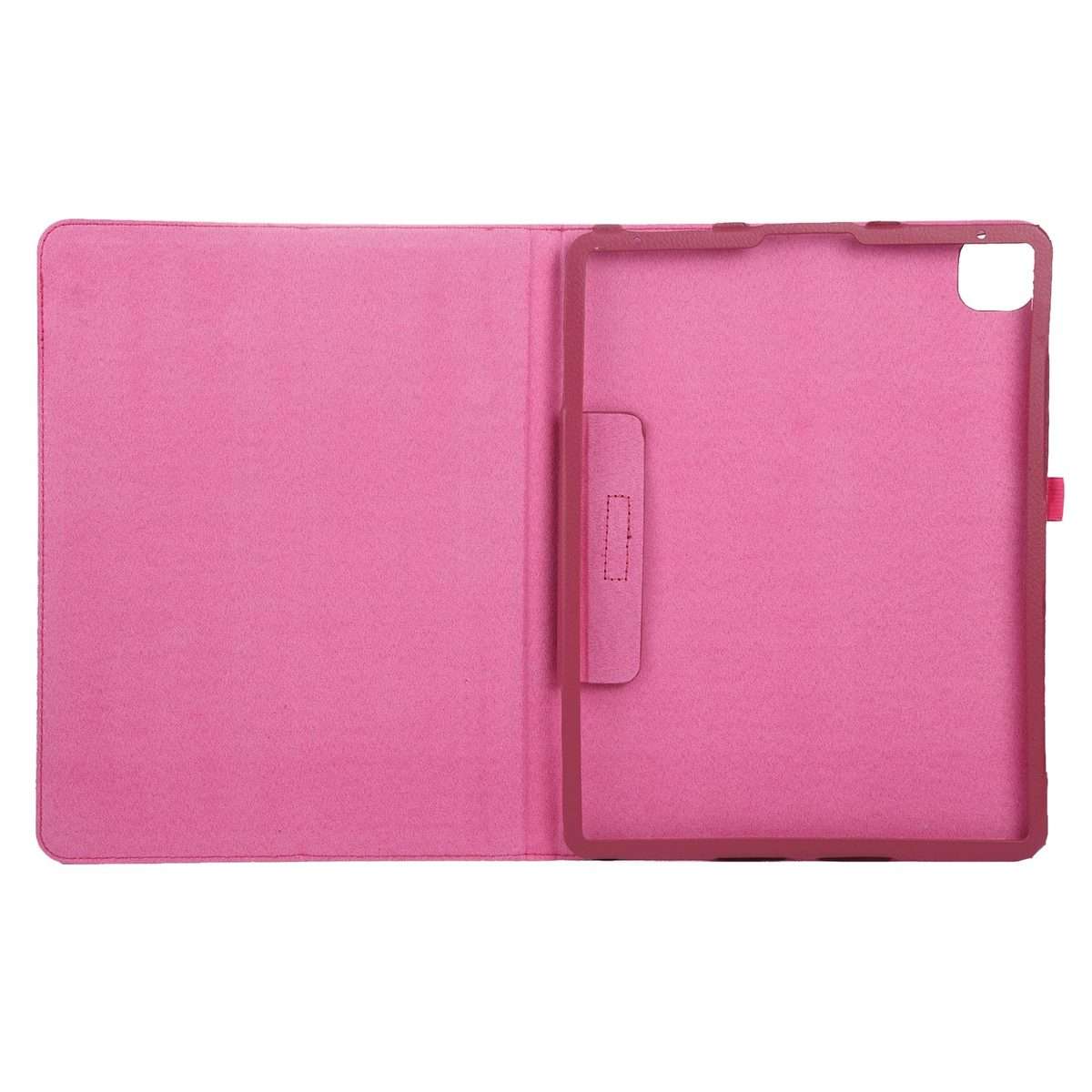 For iPad Pro 13 2025 / 2024 Litchi Texture Solid Color Leather Tablet Case(Rose Red)