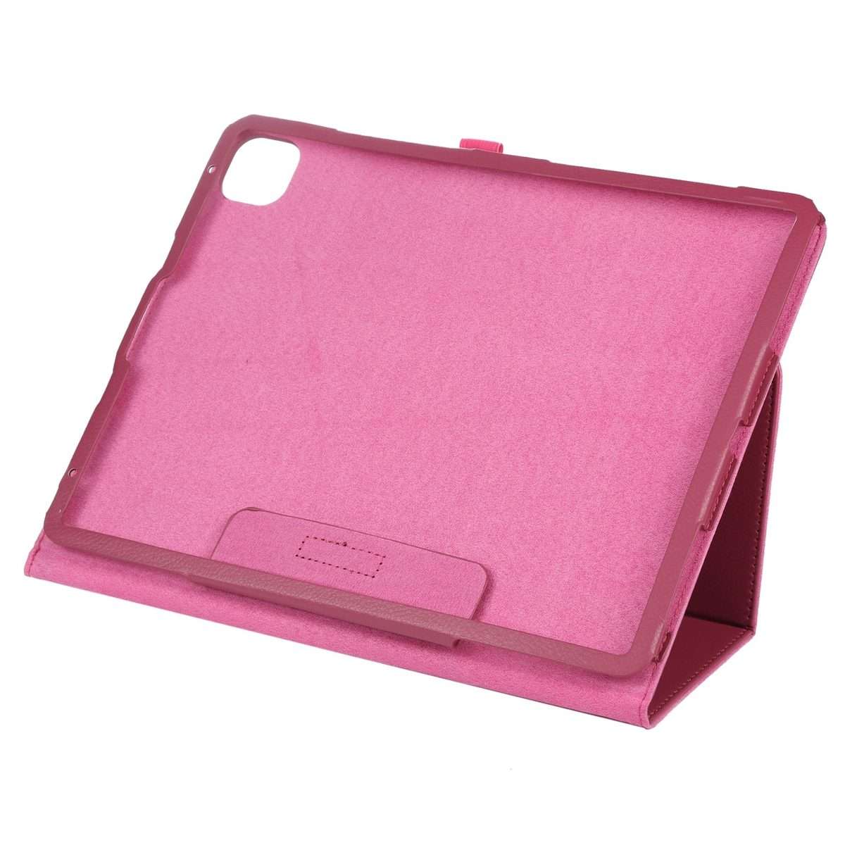 For iPad Pro 13 2025 / 2024 Litchi Texture Solid Color Leather Tablet Case(Rose Red)