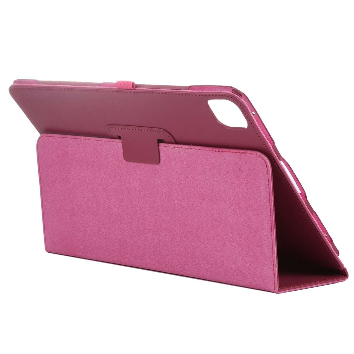 For iPad Pro 13 2025 / 2024 Litchi Texture Solid Color Leather Tablet Case(Rose Red)