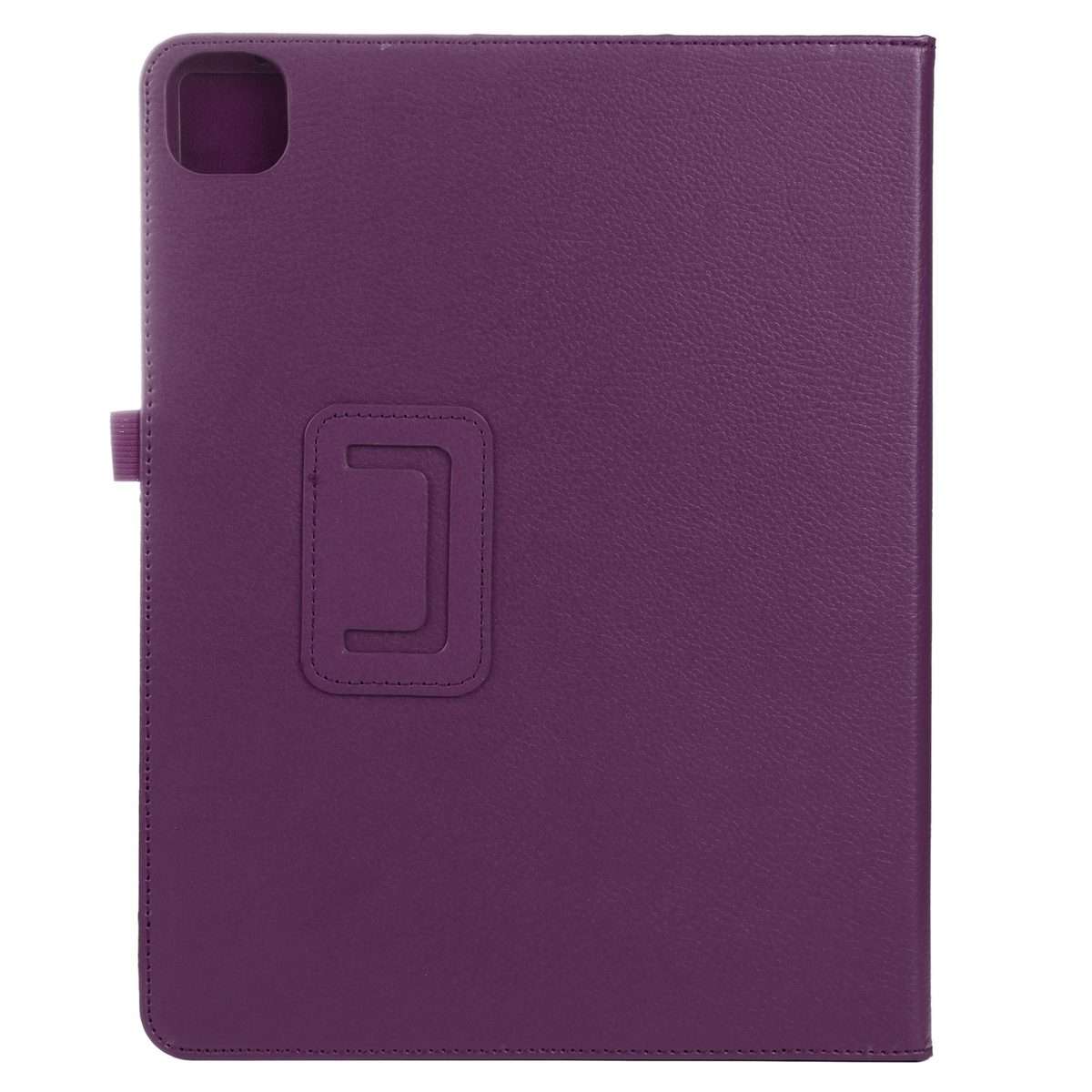 For iPad Pro 13 2025 / 2024 Litchi Texture Solid Color Leather Tablet Case(Purple)