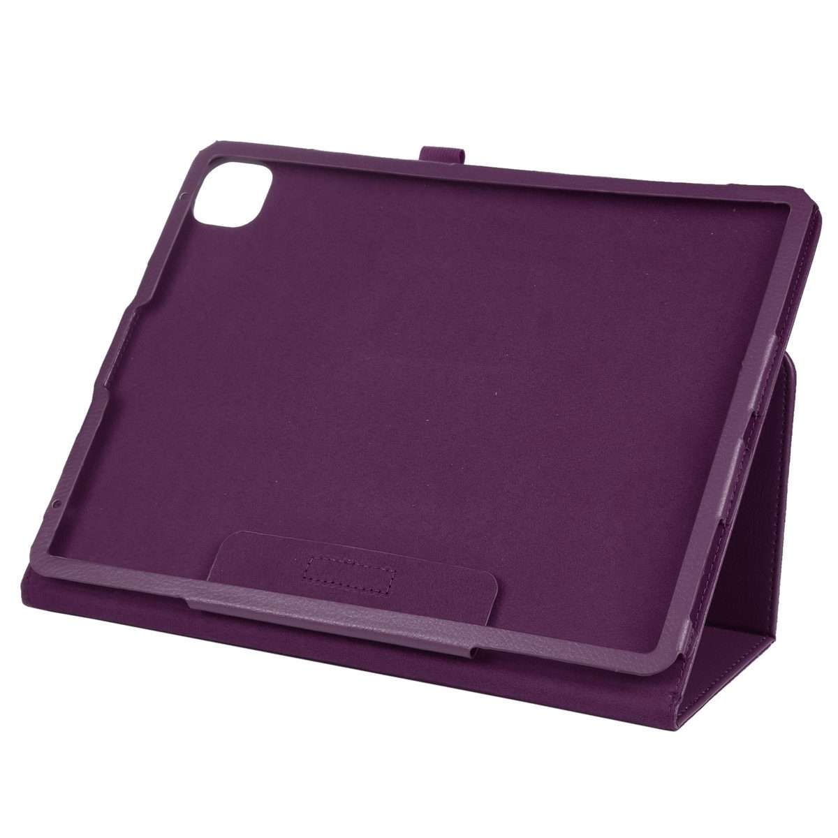 For iPad Pro 13 2025 / 2024 Litchi Texture Solid Color Leather Tablet Case(Purple)