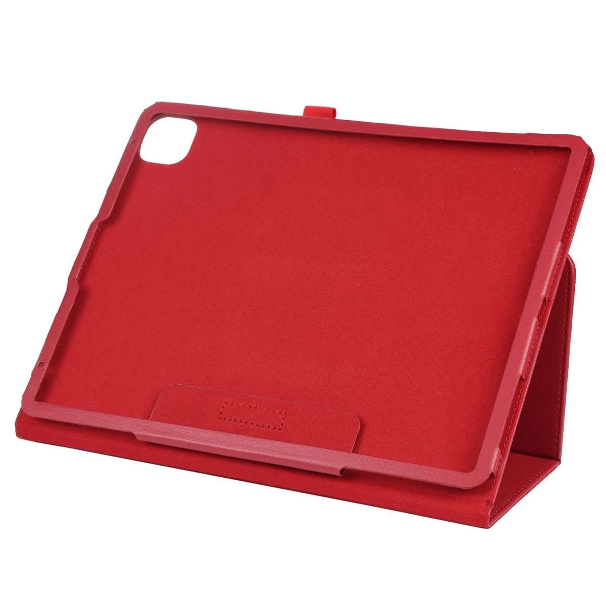 For iPad Pro 13 2025 / 2024 Litchi Texture Solid Color Leather Tablet Case(Red)
