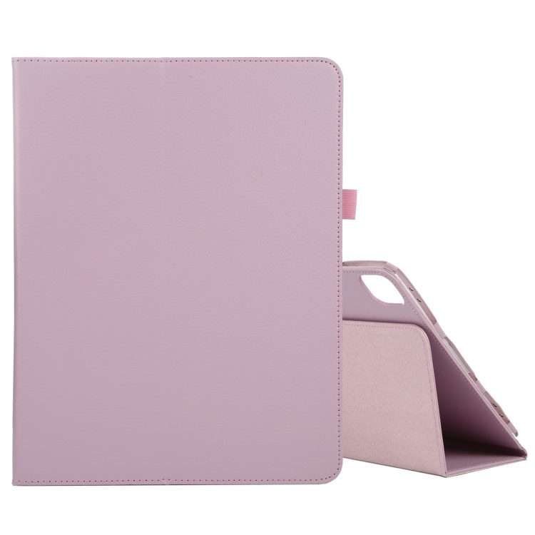 For iPad Pro 13 2025 / 2024 Litchi Texture Solid Color Leather Tablet Case(Pink)