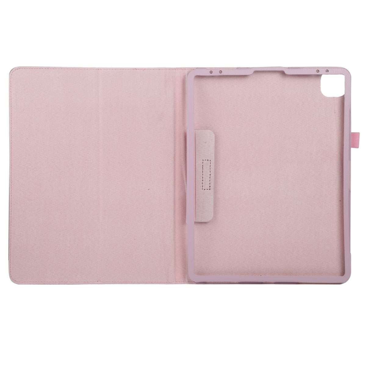 For iPad Pro 13 2025 / 2024 Litchi Texture Solid Color Leather Tablet Case(Pink)