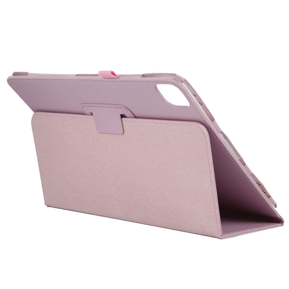 For iPad Pro 13 2025 / 2024 Litchi Texture Solid Color Leather Tablet Case(Pink)