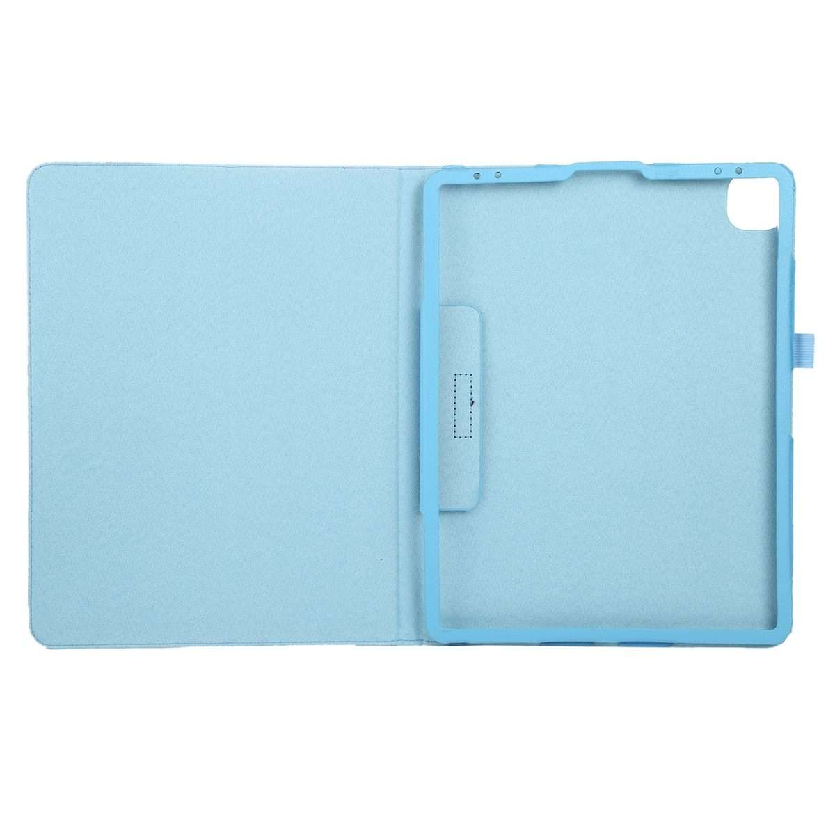 For iPad Pro 13 2025 / 2024 Litchi Texture Solid Color Leather Tablet Case(Sky Blue)