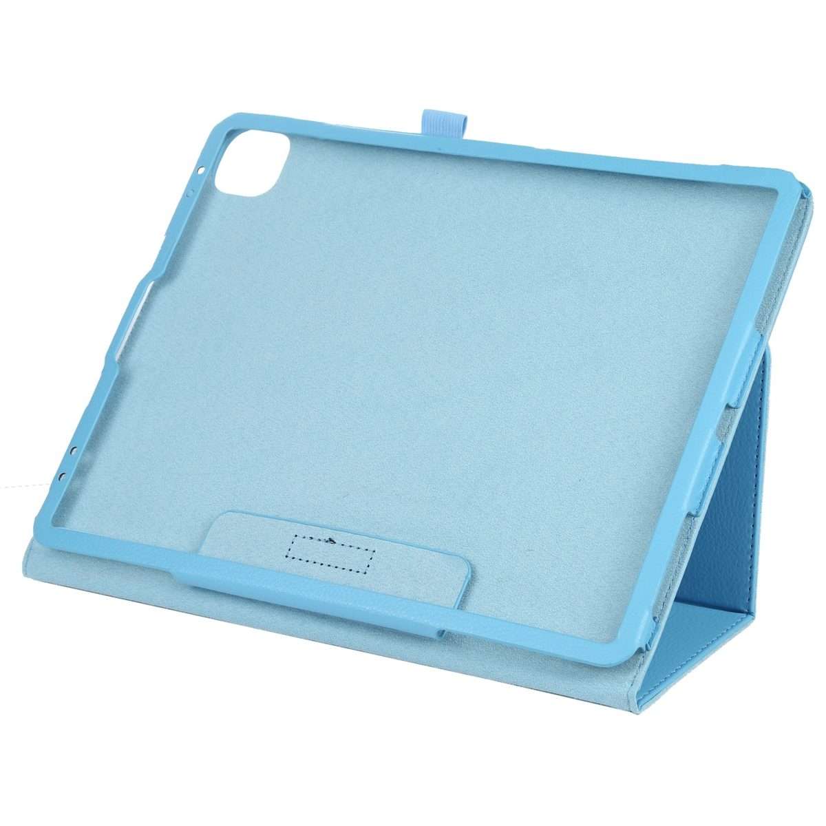 For iPad Pro 13 2025 / 2024 Litchi Texture Solid Color Leather Tablet Case(Sky Blue)