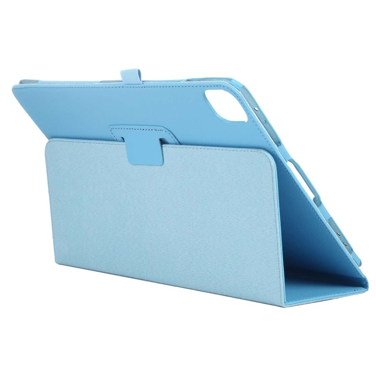 For iPad Pro 13 2025 / 2024 Litchi Texture Solid Color Leather Tablet Case(Sky Blue)