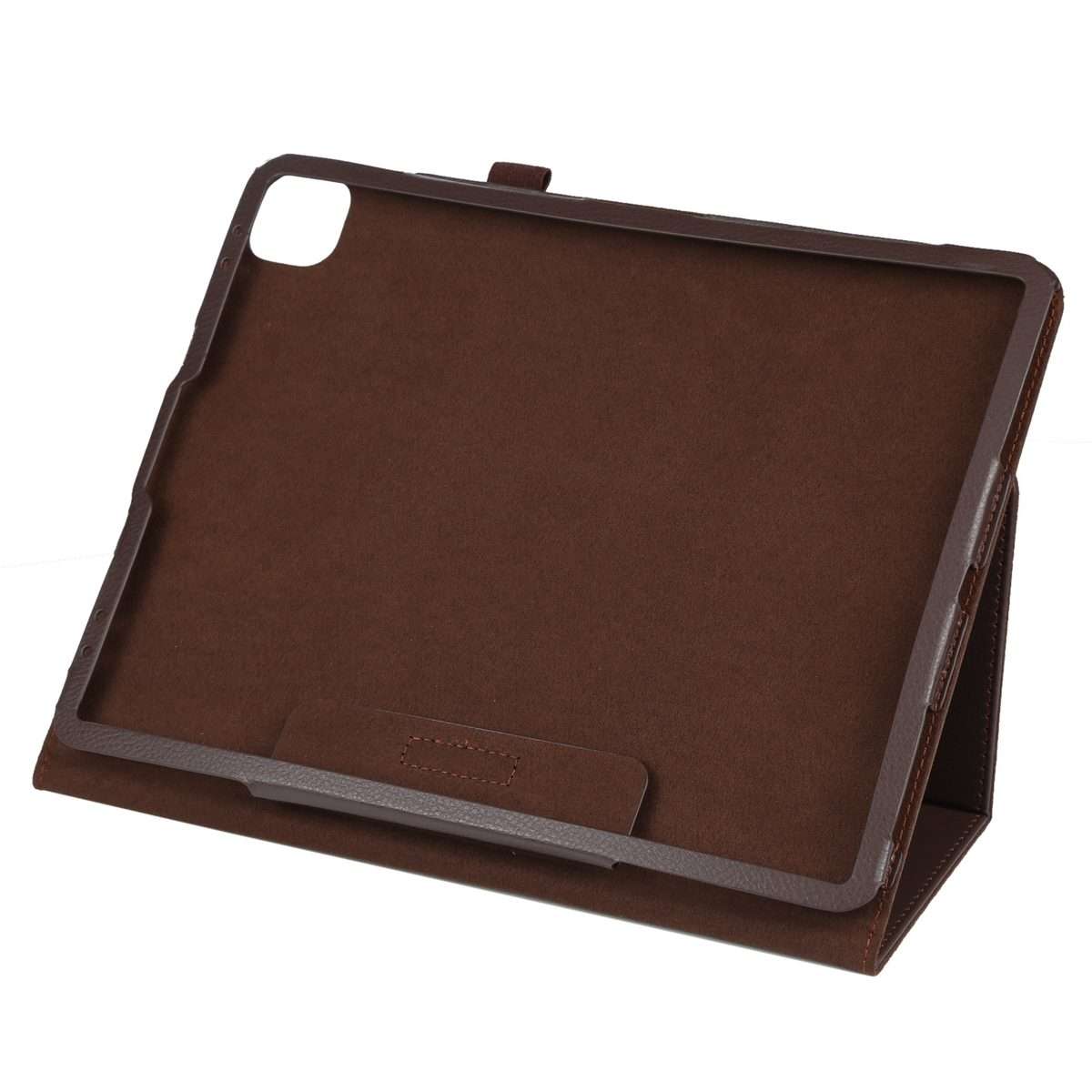 For iPad Pro 13 2025 / 2024 Litchi Texture Solid Color Leather Tablet Case(Brown)