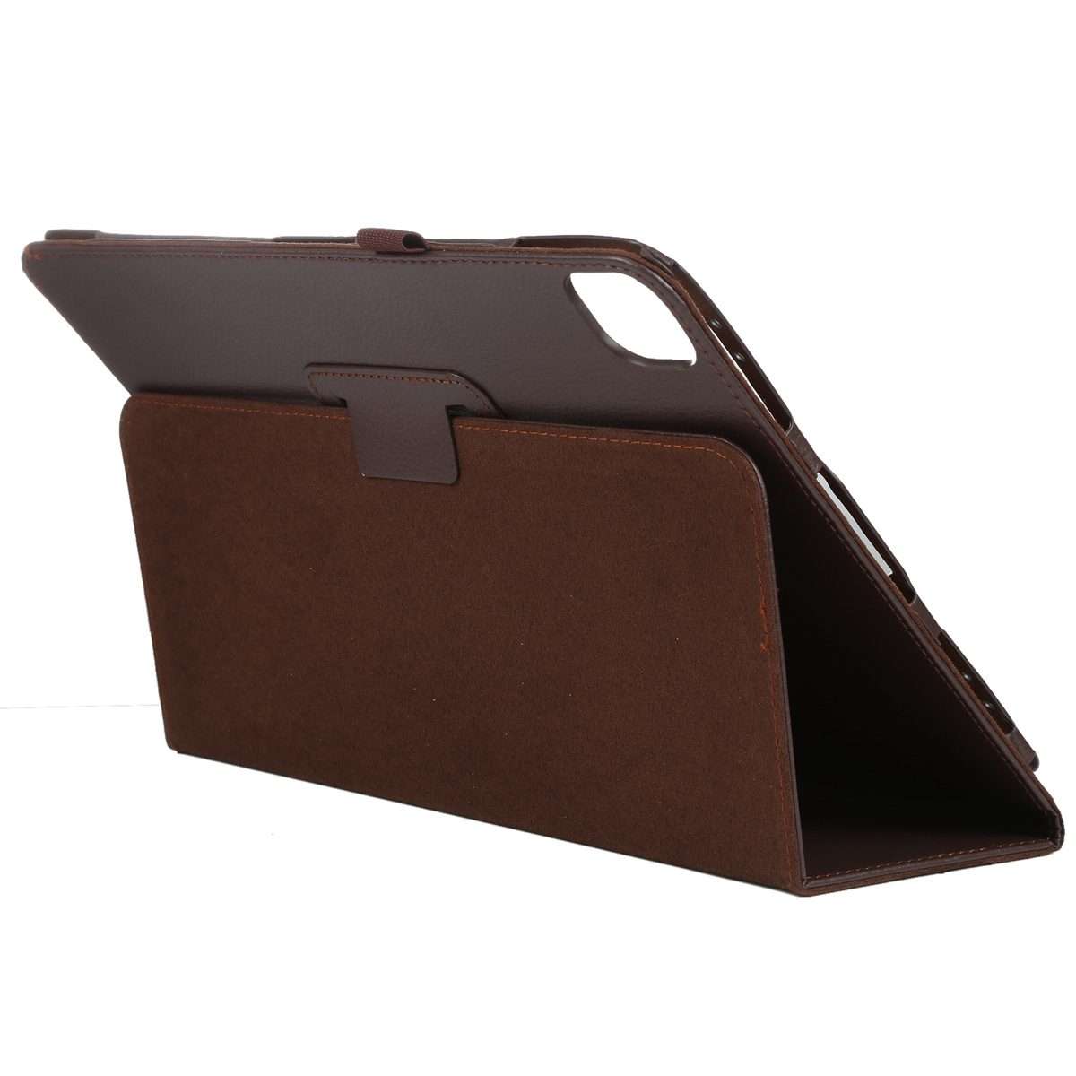 For iPad Pro 13 2025 / 2024 Litchi Texture Solid Color Leather Tablet Case(Brown)
