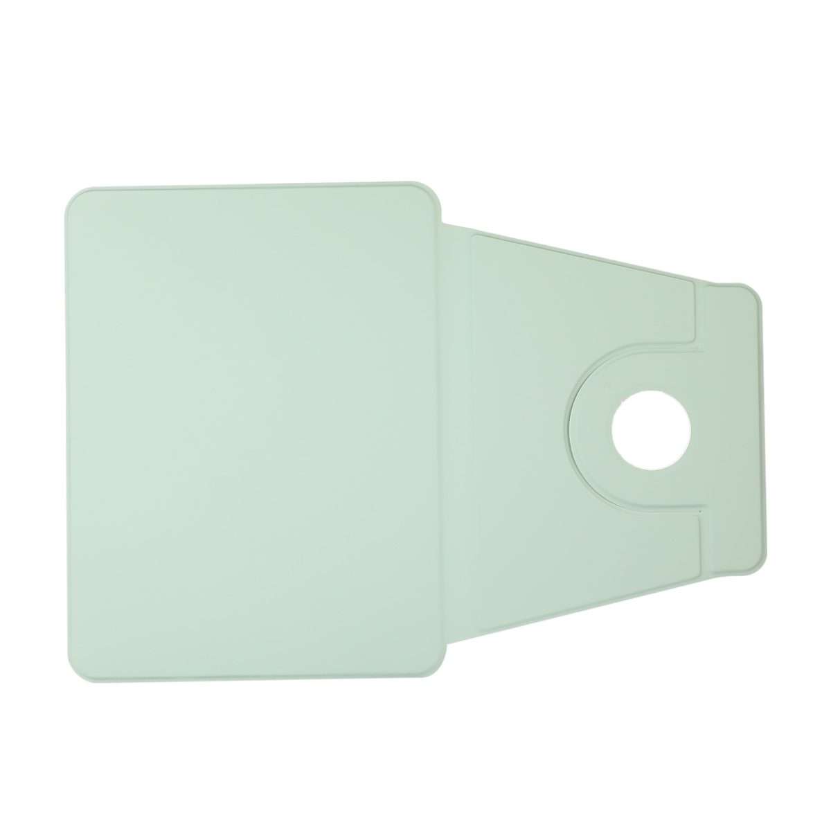 For iPad Pro 13 2025 / 2024 2 in 1 Acrylic Split Rotating Leather Tablet Case(Matcha Green)