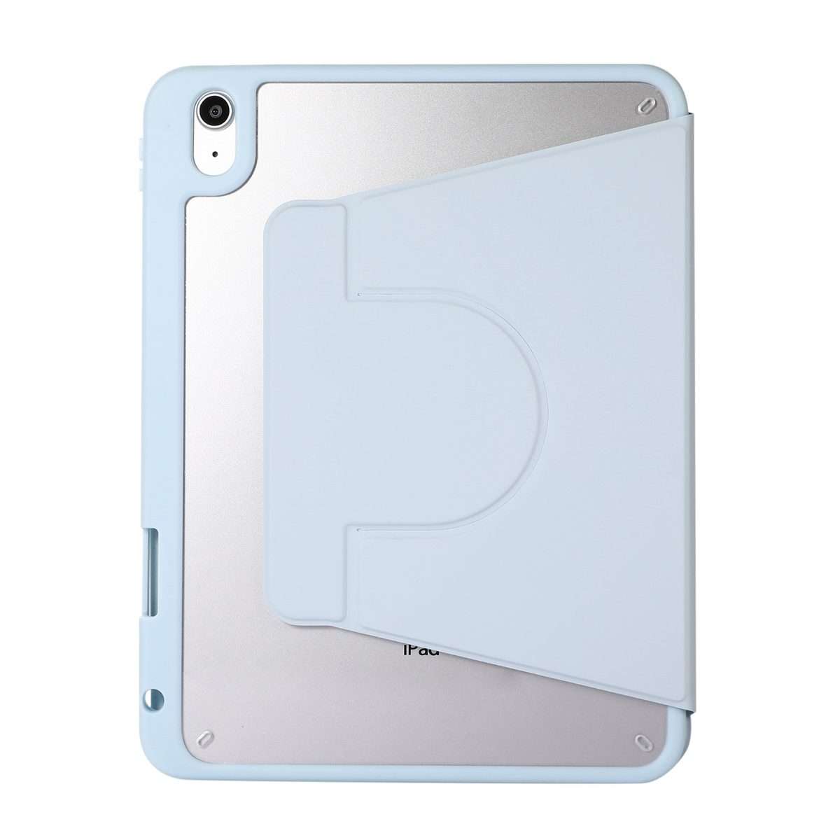 For iPad Pro 13 2025 / 2024 2 in 1 Acrylic Split Rotating Leather Tablet Case(Ice Blue)