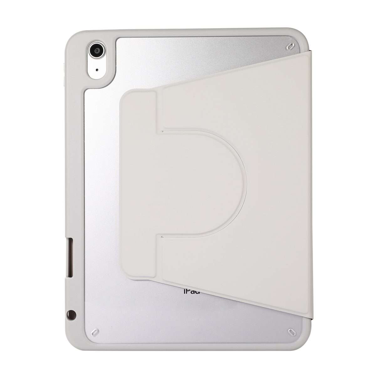 For iPad Pro 13 2025 / 2024 2 in 1 Acrylic Split Rotating Leather Tablet Case(Grey)