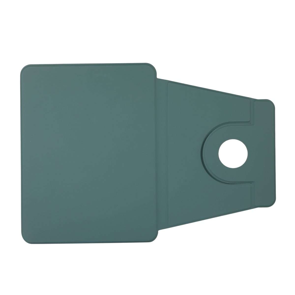For iPad Pro 13 2025 / 2024 2 in 1 Acrylic Split Rotating Leather Tablet Case(Pine Needle Green)