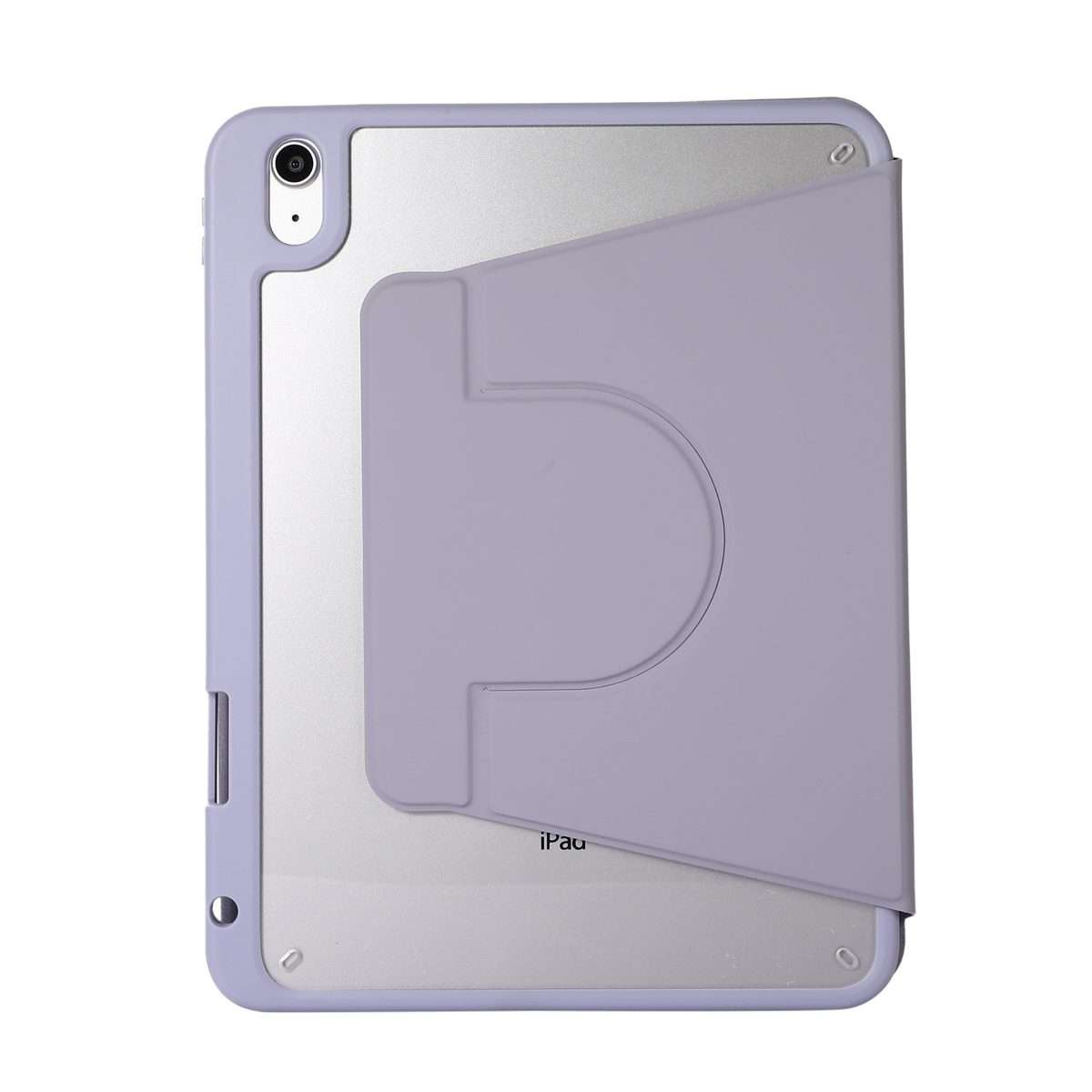 For iPad Pro 13 2025 / 2024 2 in 1 Acrylic Split Rotating Leather Tablet Case(Lavender)