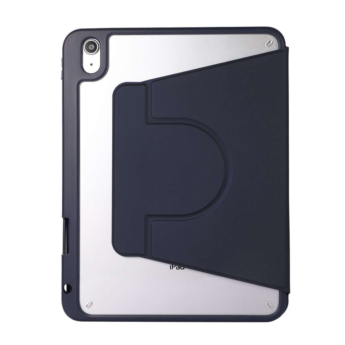 For iPad Pro 13 2025 / 2024 2 in 1 Acrylic Split Rotating Leather Tablet Case(Dark Blue)