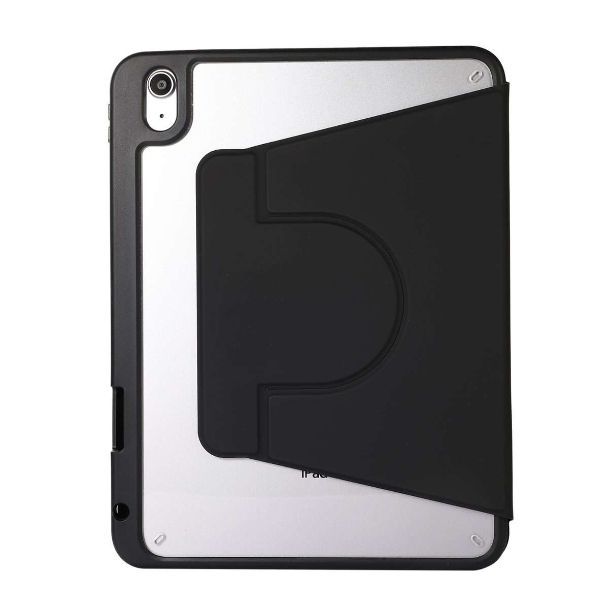 For iPad Pro 13 2025 / 2024 2 in 1 Acrylic Split Rotating Leather Tablet Case(Black)