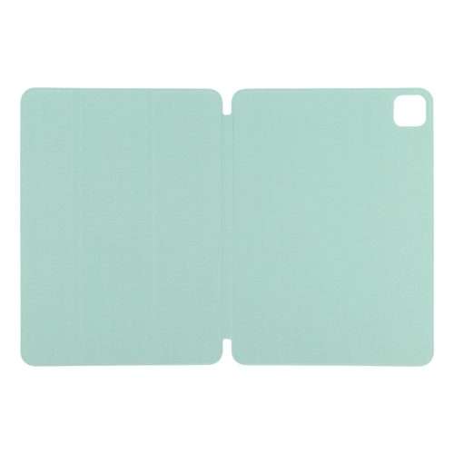 For iPad Pro 13 2025 / 2024 Double-sided Clip Non-buckle Magnetic PU Smart Table ... (Light Green)