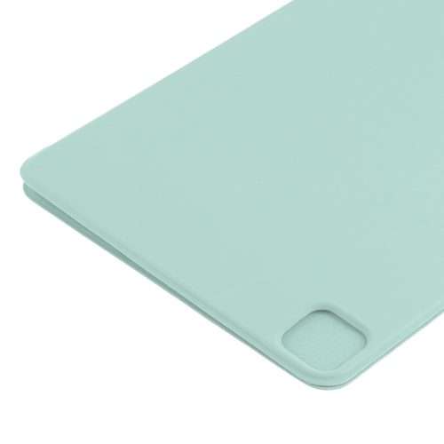 For iPad Pro 13 2025 / 2024 Double-sided Clip Non-buckle Magnetic PU Smart Table ... (Light Green)