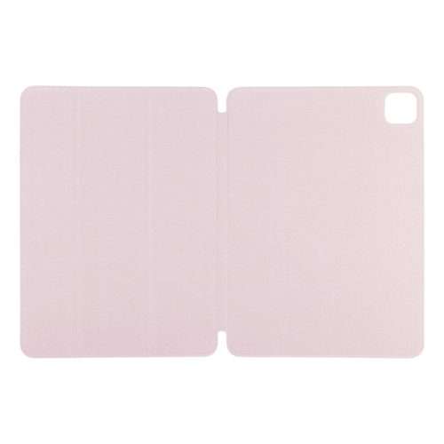 For iPad Pro 11 2025 / 2024 Double-sided Clip Non-buckle Magnetic PU Smart Tablet Case(Pink)