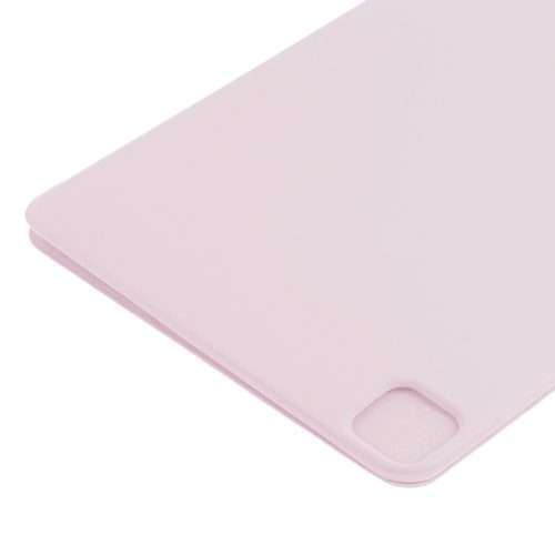 For iPad Pro 11 2025 / 2024 Double-sided Clip Non-buckle Magnetic PU Smart Tablet Case(Pink)