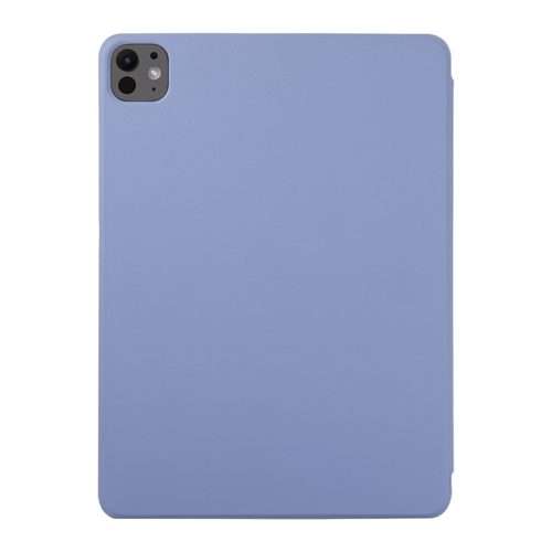 For iPad Pro 11 2025 / 2024 Double-sided Clip Non-buckle Magnetic PU Smart Tablet Case(Purple)