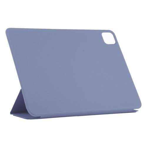 For iPad Pro 11 2025 / 2024 Double-sided Clip Non-buckle Magnetic PU Smart Tablet Case(Purple)