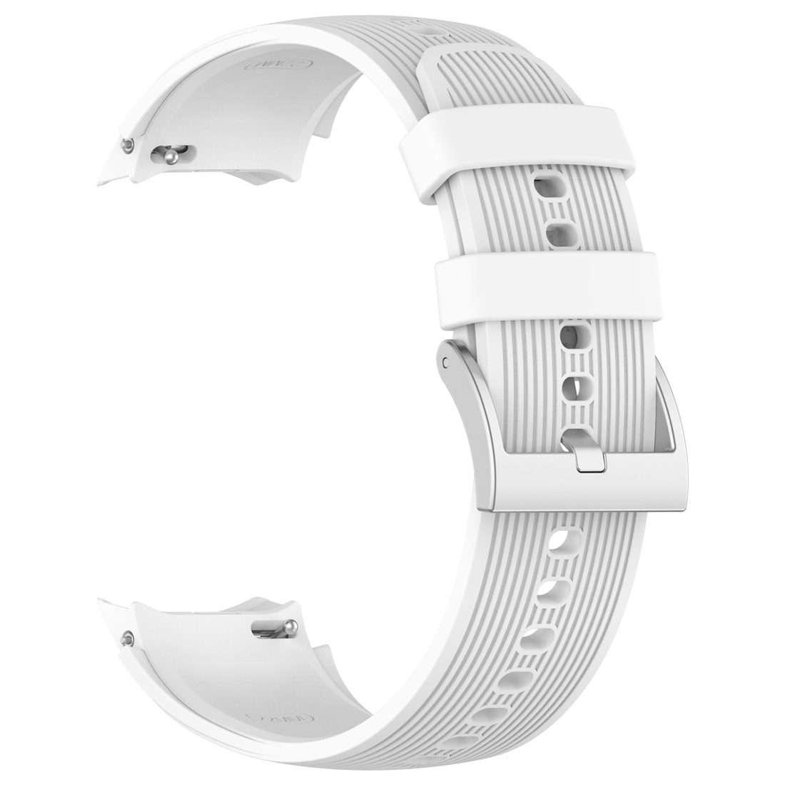 For OPPO Watch X2 Vertical Texture Silicone Watch Band(White)