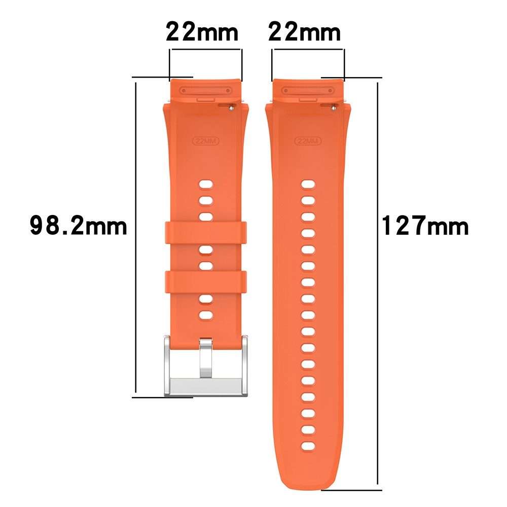For OPPO Watch X2 Vertical Texture Silicone Watch Band(White)