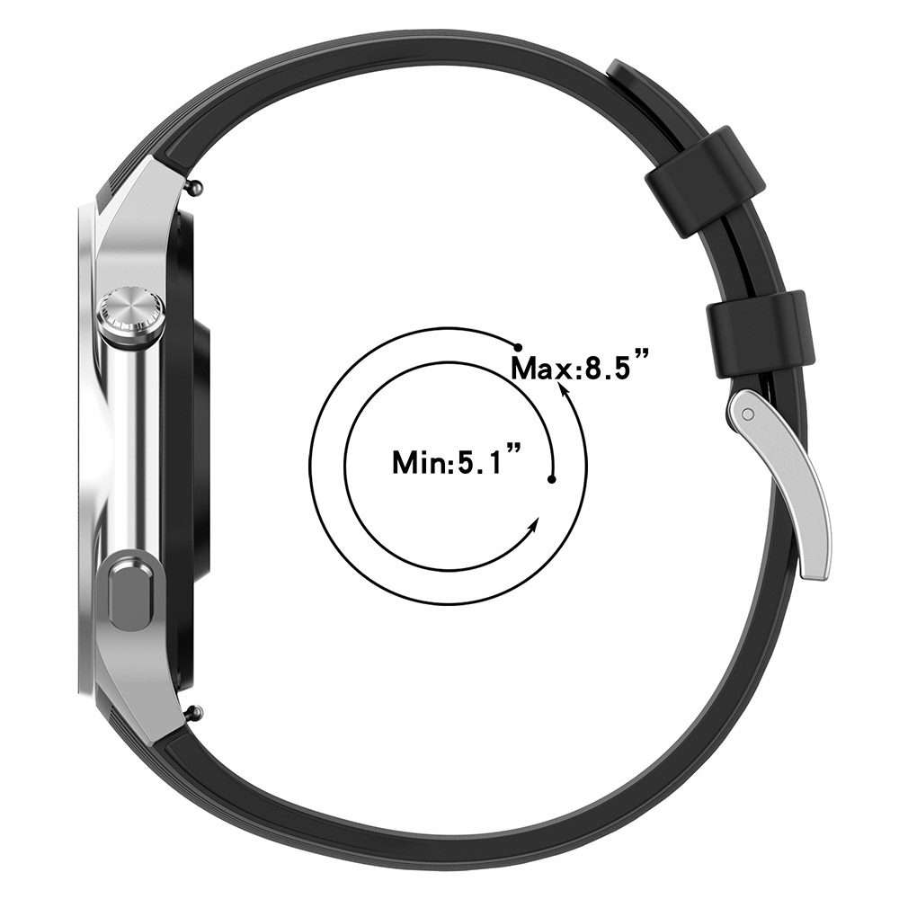 For OPPO Watch X2 Vertical Texture Silicone Watch Band(White)