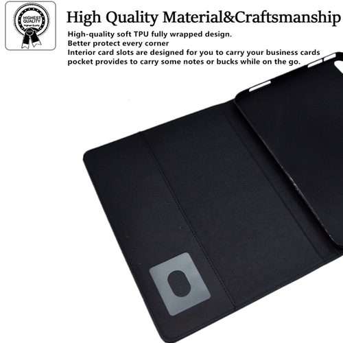 For iPad Pro 11 2025 / 2024 Suede Cross Texture Magnetic Clasp Leather Smart Tablet Case(Black)